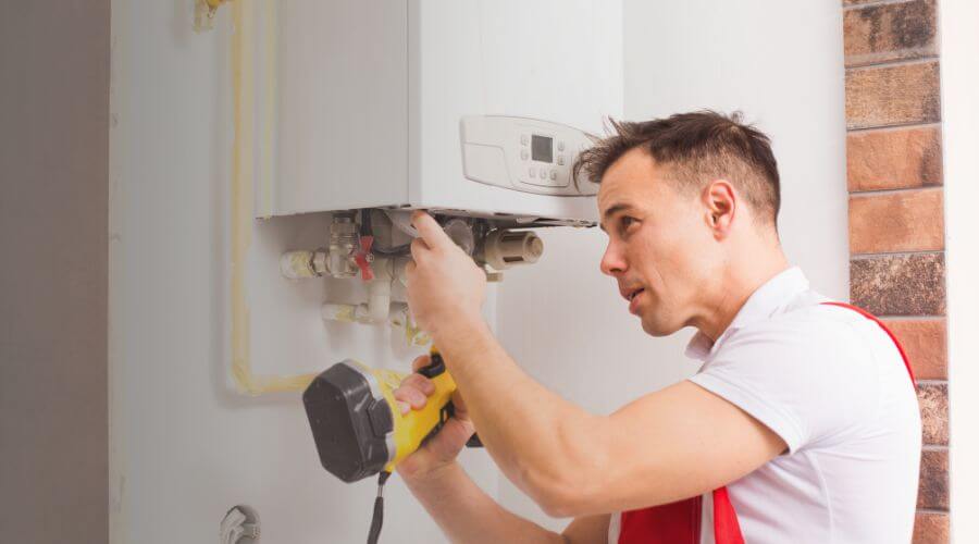 Local tankless water heater installation in Gray, IA
